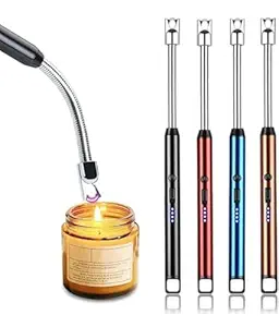 UGSTORE 360° Electric Arc BBQ Lighter USB Windproof Flameless Plasma for Kitchen and Home