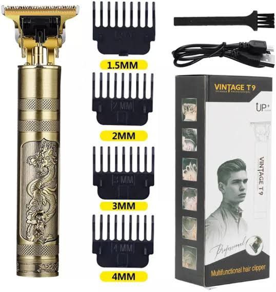 UGSTORE Hair Trimmer For Men Vintage Style Trimmer, Professional Hair Clipper, Adjustable Blade Clipper, Hair Trimmer and Shaver For Men, Retro Oil Head Close Cut Precise hair