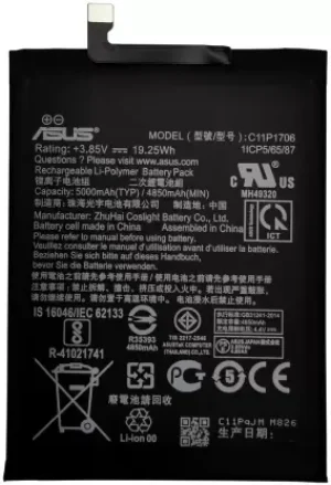 100% original Mobile Battery For Asus Zenfone Max Pro M1 / C11P1706 6 months warranty