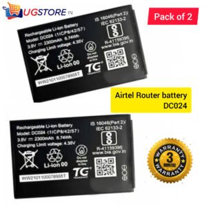 Original Router Battery DC024 for Airtel 4G Hotspot AMF-311WW WiFi Router/ 2300mAh- pack of 2 combo offer