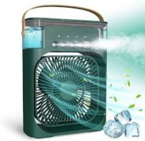 UGSTORE Portable-Air-Conditioner-Fan-4-in-1-Personal-Mini-Cooling-Fan-with-Water-Mist-Spray-3-Speeds-Evaporative-Air-Cooler-Small-Aircon-Humidifier-Water-Fan-Spray-Mist-Desk-Fan-for-Home-Office-Room