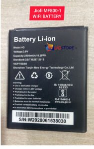 Jiofi 4g plus 4g FDDL LTE MF800-1 Mobile wifi router battery