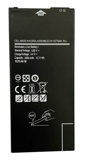 Replacement Battery for Samsung Galaxy J7 PRIME / ON7-2016 (EB-BG610ABE) 3300mAh – Black