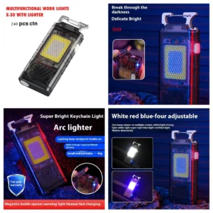 UGSTORE X30 Arc Lighter Multi Functional Device rechargeable light