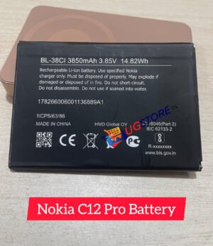 Original Battery For Nokia C12 Pro BL-38CI 4000mAh- 6months warranty