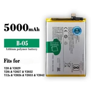 Original Battery For Vivo B-O5 For Vivo Y20 / Y20i / Y20G / Y20A / V2052 / V2054 / V2037 / V2029- 6months warranty
