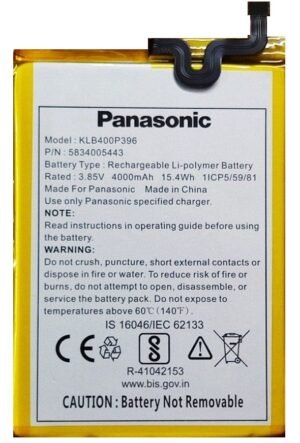 100% Original Panasonic Eluga i7 Battery – 4000mAh- 6months warranty