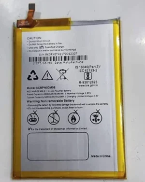 100% Original Micromax IN 2B (E7544) Battery ACBPN50M08 – 5000mAh- 6months warranty