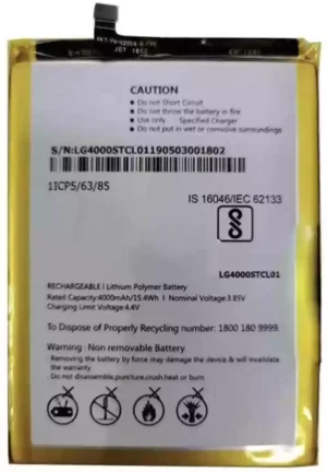 100% Original LG W10 Battery LG4000STCL01 – 4000mAh – 6 months warranty
