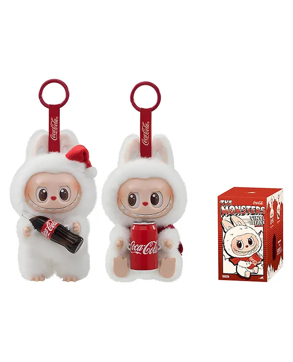 Pack of 2 Original Popmart Labubu The Monsters Coca Cola Series Happy Factor Vinyl Plush Figure- Pack of 2 Blind Boxes
