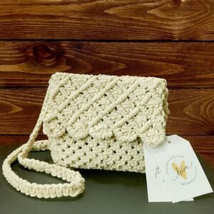 Cordrait_akku Macrame Premium Cotton Handmade Handbag Boho Style