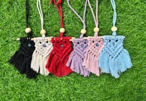 ✨ Mini evil eye Macramé Charm Hangers ✨