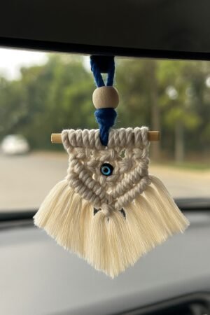 ✨ Mini evil eye Macramé Charm Hangers ✨