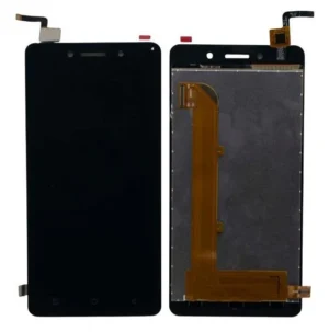 Lcd Display Folder Combo for SPICE F302 Black