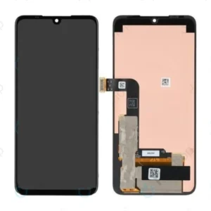 Lcd Display Folder Combo for LG G8X Black (OLED) -In-display Fingerprint Working