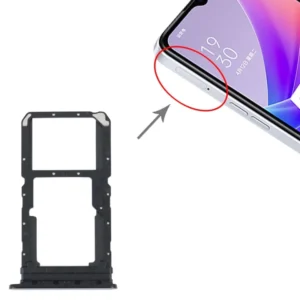 Sim Tray Slot Holder for Oppo A78 Black