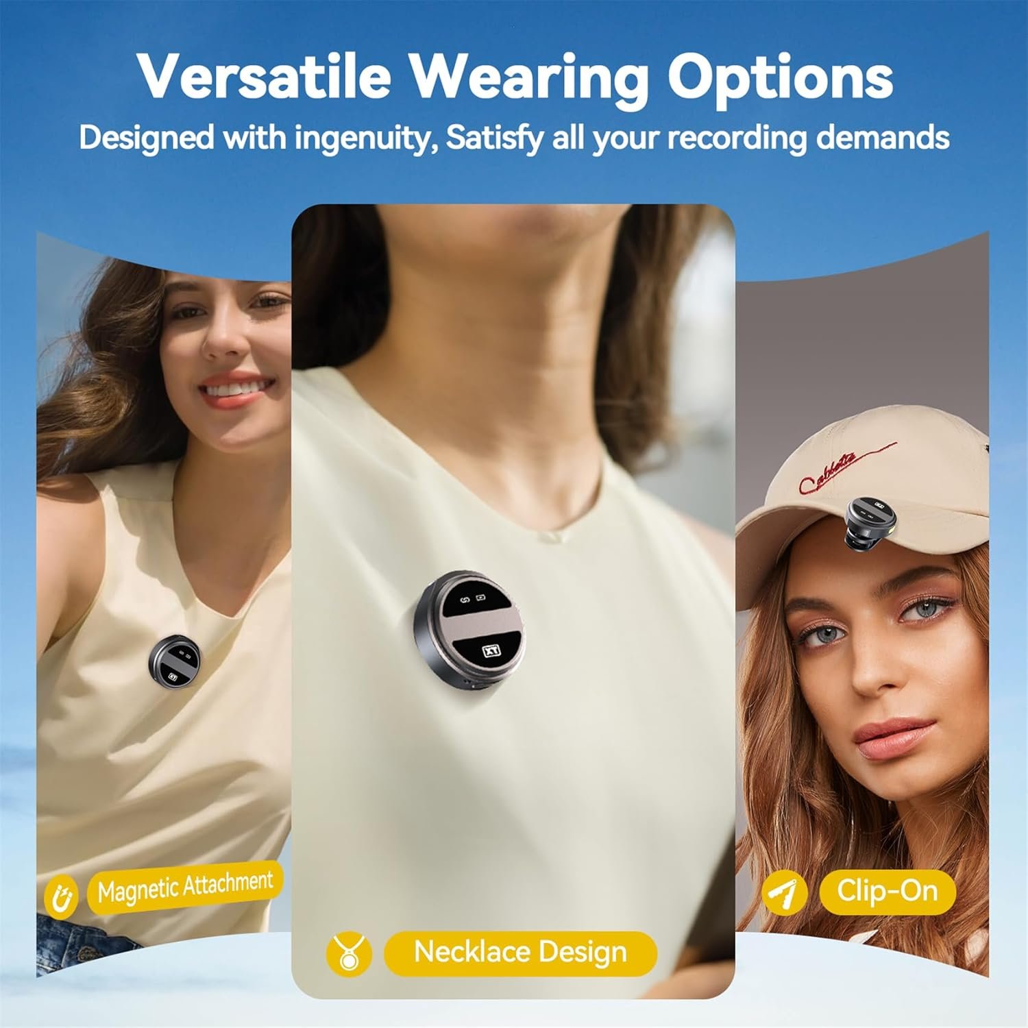 ध्वNi (Dhwani) 2 Pcs Wireless Lavalier Microphone for iPhone Vlogging Included Charging Case & Jack Adapter, Noise Reduction Plug-Play Clip on Lapel Mic for Vlogging,Youtuber,Video Recording,Live Streaming - Image 5