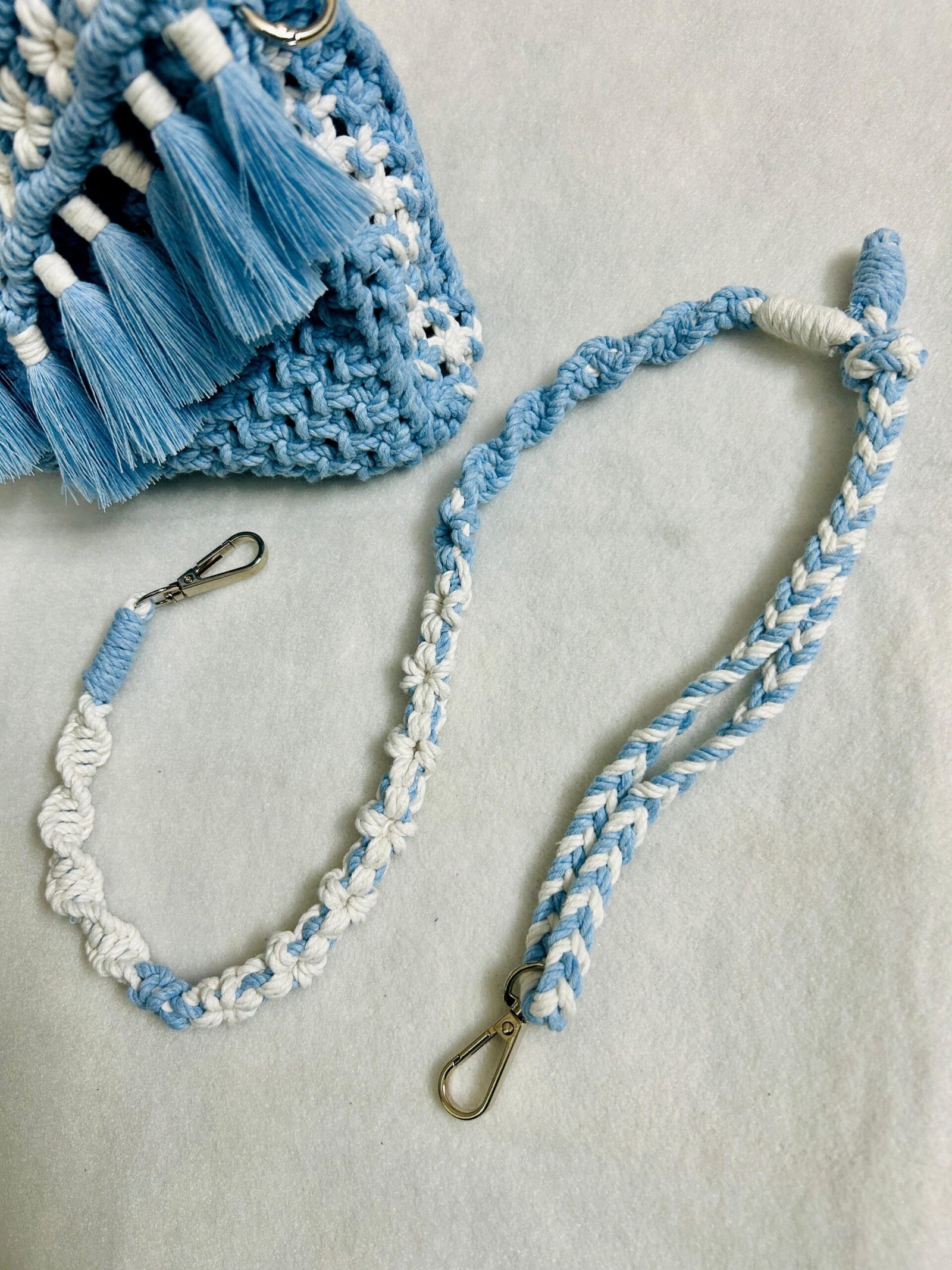 The "Ocean Breeze" Macrame Fringe Bag - Image 4