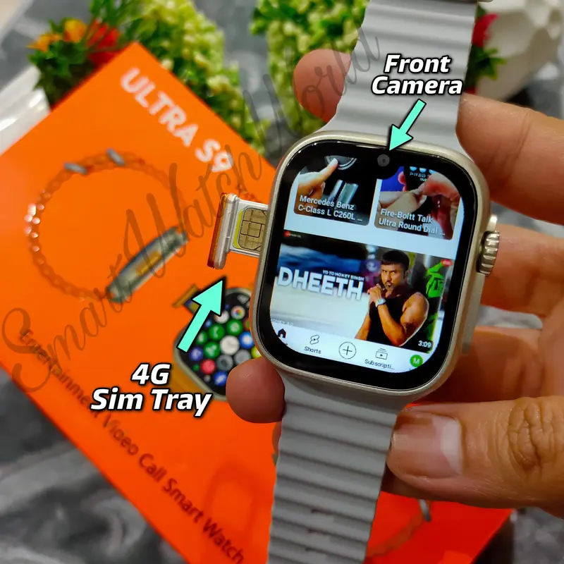 UGSTORE S9 Ultra 2 5G Android Dual Camera Smart Watch 4 GB RAM/ 64 GB ROM storage - Image 3