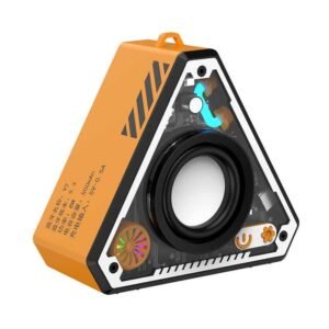 Mini Party Speaker New Electronic Gadget RGB Light TWS Stereo Bass Subwoofer Portable Outdoor Sound Bar Mecha Computer 3W