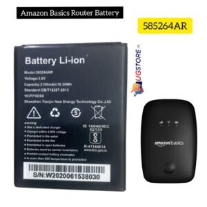 Original battery for AMAZon Basics 4G LTE WiFi Dongle Router Hotspot Model 585264AR, 2100mAh Battery