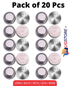 UGSTORE LR44 / AG13 / 357A / A76 / SR44 1.5v Button Cell - Pack Of 20 Battery (Pack of 20)