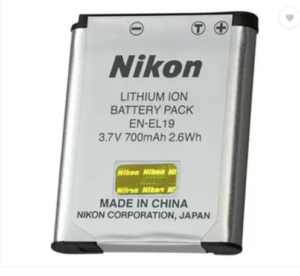 Nikon Camera Battery EN-EL19 Coolpix S3100 & S4100 - 6 Months warranty