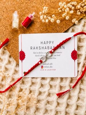 ♾️ Handmade Macramé Infinity classic Rakhi ♾️