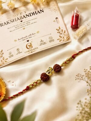 Om Rudraksha Rakhi