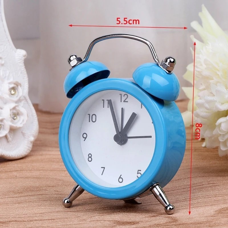 UGSTORE Cute Alarm Clock for Desk, Bedroom, Decor - 1 extra battery included - Image 4
