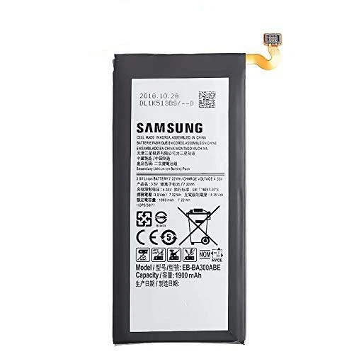 Samsung Galaxy A3 Duos Battery original {Model:EB-BA300ABE} 1900mAh 3.8v with 6 Months Warranty