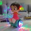 UGSTORE Wonderful Dancing Doll 360° Rotating Princess Doll Toy Musical & 3D Lighting Electric Flashing  (Multicolor)