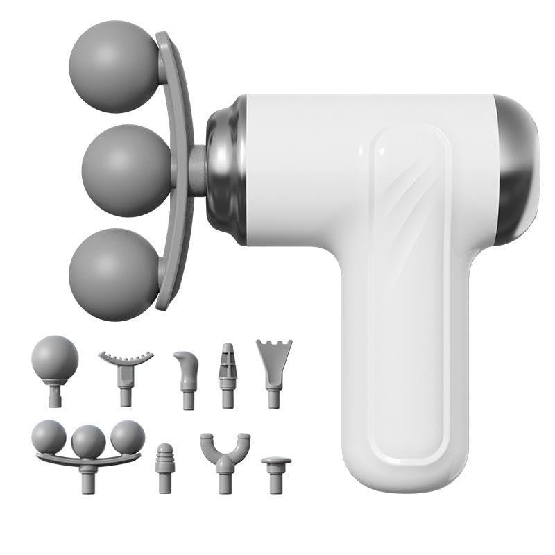 UGSTORE Massager Gun for Body Pain Relief, 9 Adjustable Head Mini Massage Gun for Deep Tissue, Muscle & Body Pain Relief, Shoulder, Back, Foot - Image 5