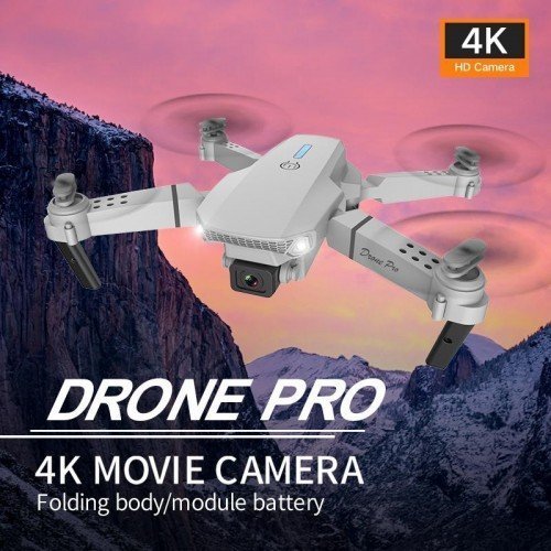 E88 Pro RC Mini Drone 4K Camera Foldable Aerial Photography Quadcopter With Fixed Height And Stiff Remote Control Aircraft - Image 2
