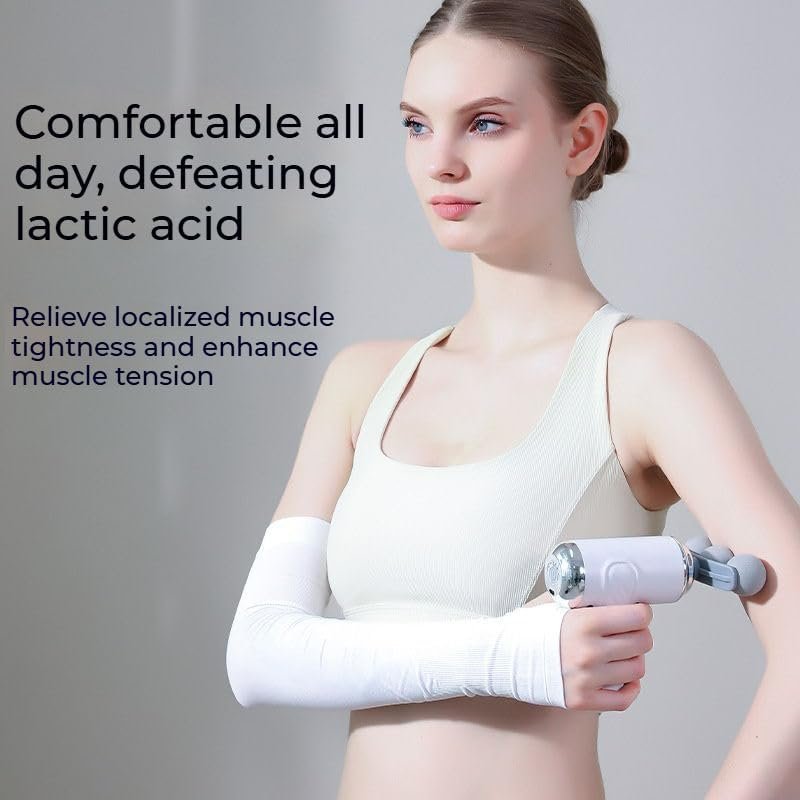 UGSTORE Massager Gun for Body Pain Relief, 9 Adjustable Head Mini Massage Gun for Deep Tissue, Muscle & Body Pain Relief, Shoulder, Back, Foot - Image 2