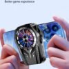 ध्वNi Dhwani L-08 Universal Mini Mobile Phone Cooling Fan Radiator Turbo Hurricane Game Cooler Cell Phone Cool Heat Sink for all Smartphones
