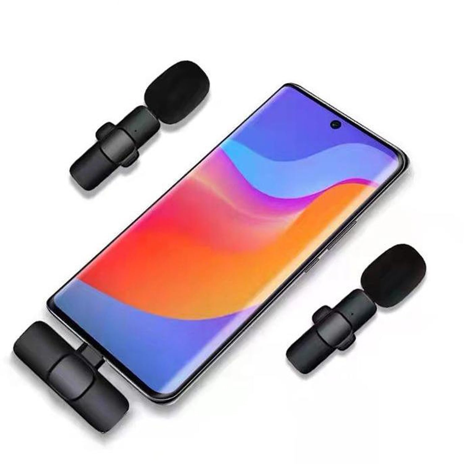 K9 Microphones Micro Phone Portable Professionnel Mikrafon Mike Micro Bluetooths Rode Mic for Mobile Phone for YouTube tiktok (K9 Wireless Mic) - Image 3