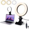 UGSTORE Video Conference 6.2'' LED Ring Light Clip Clamp for Computer, Laptop Video Conference