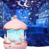 UGSTORE Star LED Projector Night Light Rechargeable - 72 Light Modes Baby Sound Machine for Kids Room Decor, Bedroom - Kawaii Unicorn Gifts for Girls