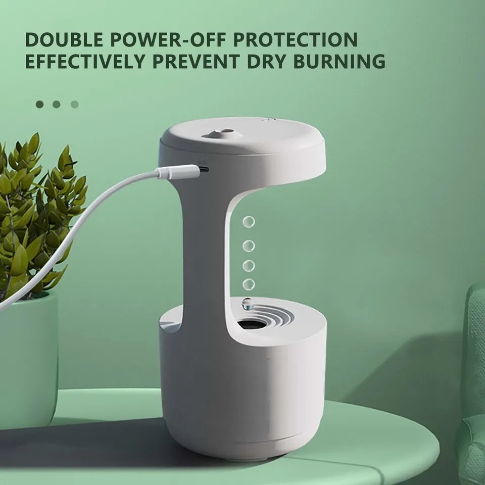 UGSTORE Anti-gravity Air Humidifier Home USB Ultrasonic Air Purifier Levitating Water Drops Mist Maker Fogger - Image 3