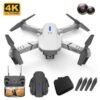 E88 Pro RC Mini Drone 4K Camera Foldable Aerial Photography Quadcopter With Fixed Height And Stiff Remote Control Aircraft