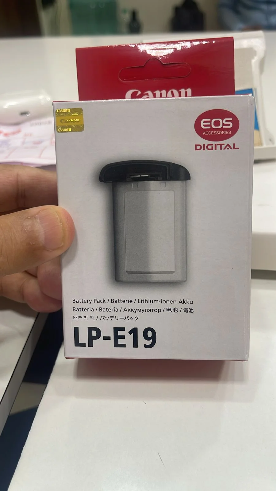 Original Battery for Canon Battery Pack LP-E19 for EOS-1DX Mark II - Image 2