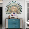 UGSTORE Peacock Minimalist Wall Clocks Creative Silent Design
