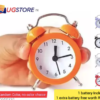 UGSTORE Cute Alarm Clock for Desk, Bedroom, Decor - 1 extra battery included