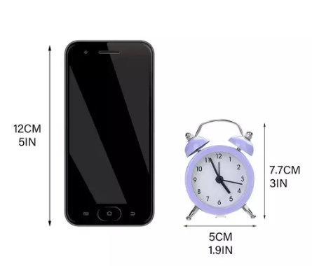 UGSTORE Mini Round Metal Alarm Clock Desk Stand Clock for Home Room Kitchen Office – Assorted Color – 1 extra battery free - Image 2