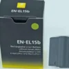 Original Battery for Nikon EN-EL15b Rechargeable Lithium-Ion Battery for for D850, D7200, D7500, D500, D7100, D810A, D750, D810, D800E, D7000, D800, Z 7 and Z 6 Cameras