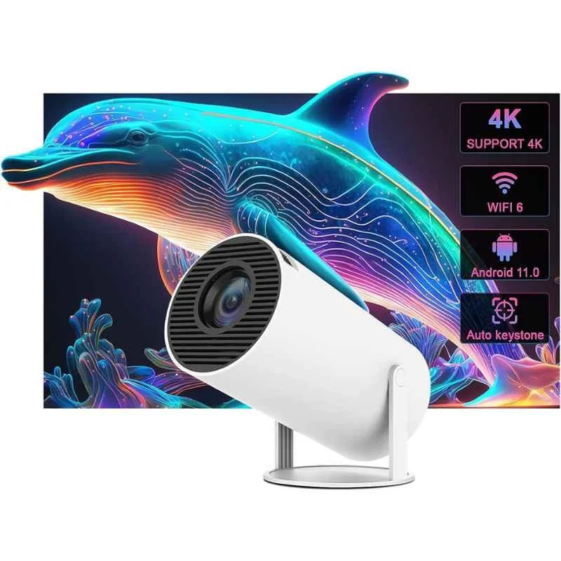UGSTORE 4500 lm Wi-Fi & Bluetooth Portable Mini Home Theater LED Projector - Image 3
