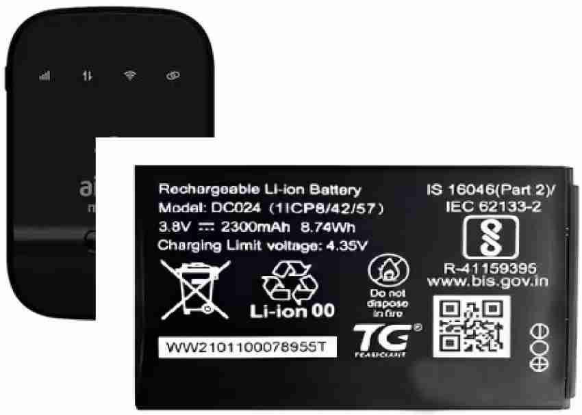 Original Battery for Airtel 4G Hotspot AMF-311WW WiFi Router DC024- 6 months warranty