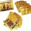 UGSTORE 24 K Gold Plated Poker Playing Cards (Golden) - Set of 1