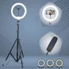 UGSTORE Ring light with 7 ft tripod stand Kit for instagram Reels & Shooting Ring Flash  (White, Yellow)